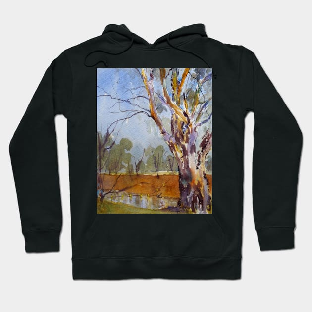 Gum Tree near Jemalong Weir, Forbes Hoodie by sampabhakta